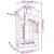  Bird House Brown 36"x20.9"x66.9" Solid Wood Pine A949-172252