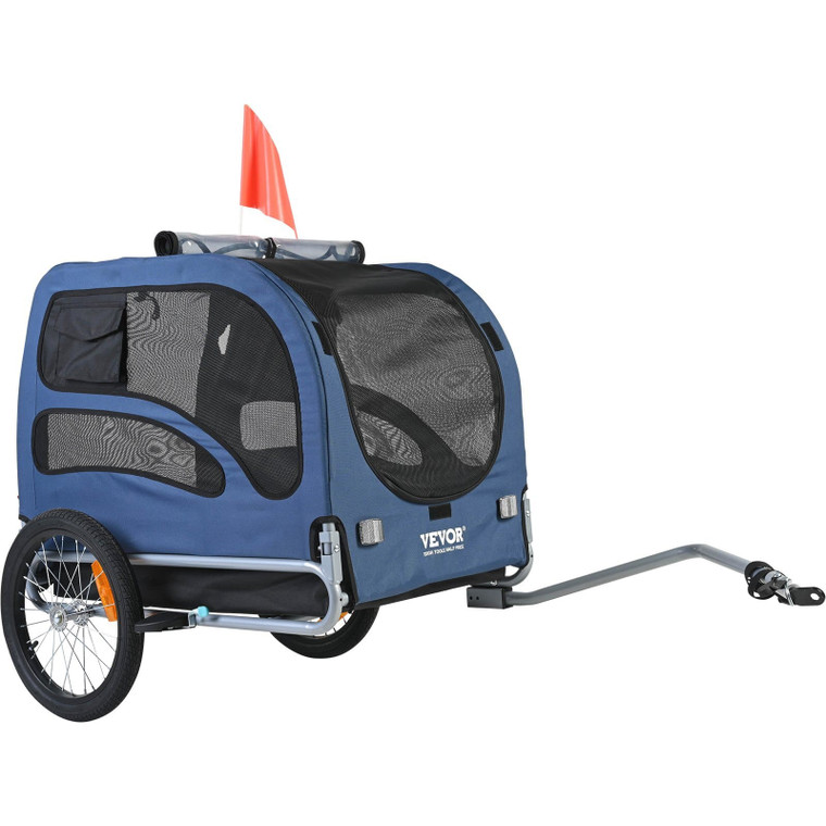 Dog Bike Trailer, Supports up to 100 lbs, Pet Cart Bicycle Carrier, Easy Folding Frame with Quick R E415-TCSCWZXCTC883T64DV0