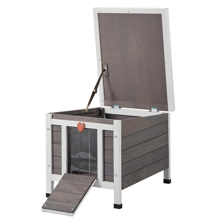 Outdoor Cat House Weatherproof, Feral Cat Shelter for Multiple Cats, Outdoor Wooden Cat Rabbit Hous E415-XJSMZMBHSDCSJURR1V0