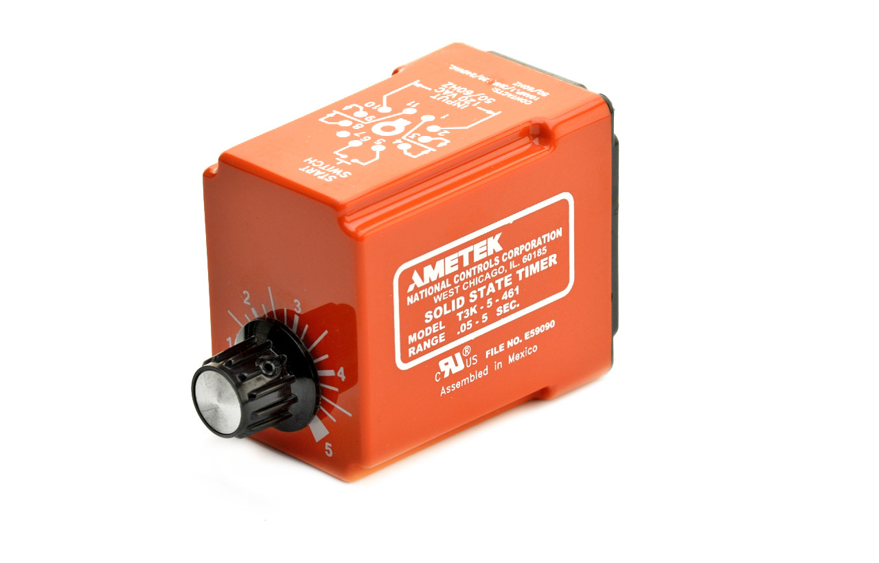 NCC Time Delay Relay, Function Delay On Break, Time Range 0.05 to 5