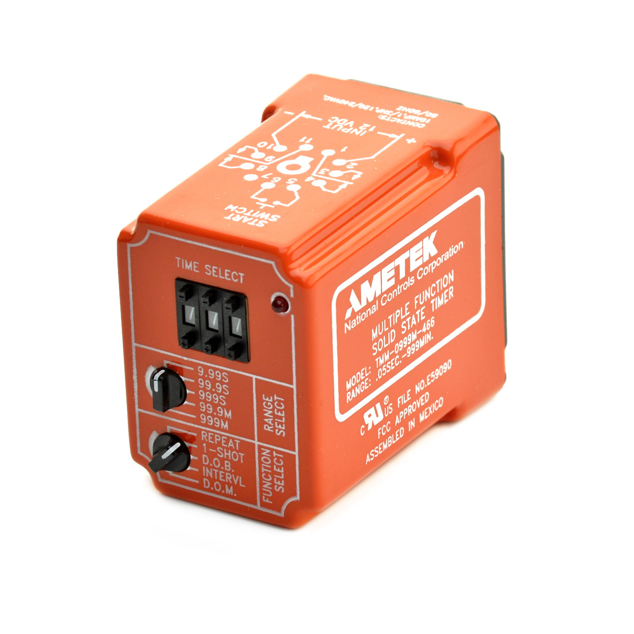 NCC Time Delay Relay, Function Multi, Time Range Multi, Input