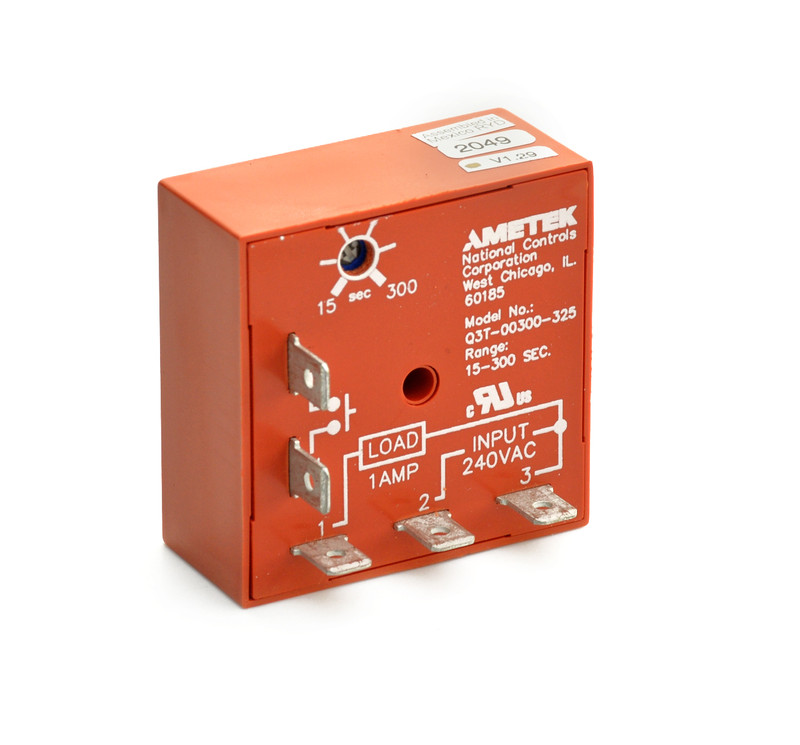 NCC Time Delay Relay, Function Delay On Break, Time Range 15 to