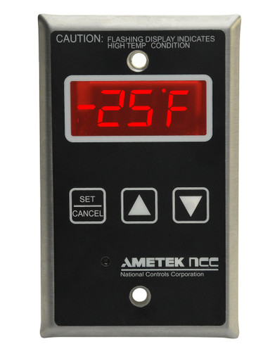 NCC Temperature Monitors/Controls, Panel Mount Digital Thermometer