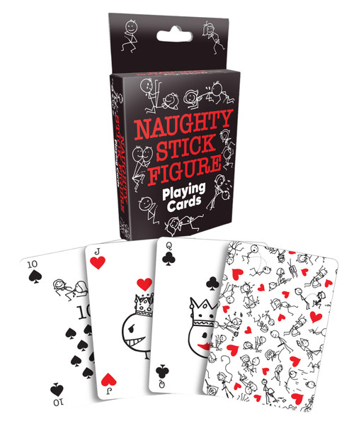 Stick Figures Playing Cards