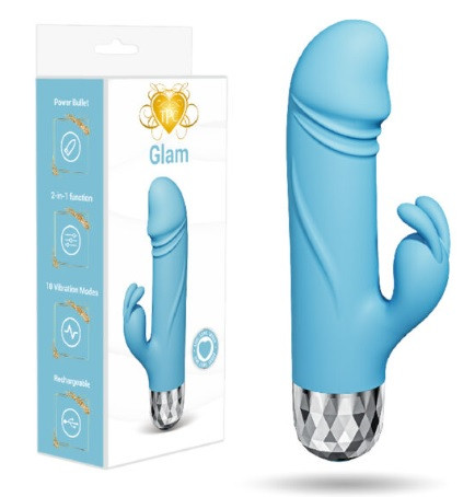 Glam Deluxe Mini Rabbit Blue