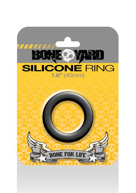 Boneyard Silicone Ring 40mm Black