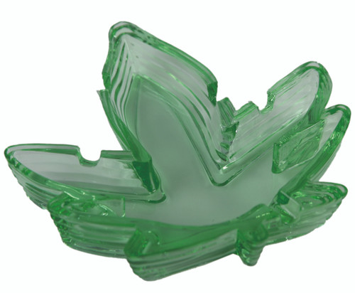 Green Potleaf Ashtray