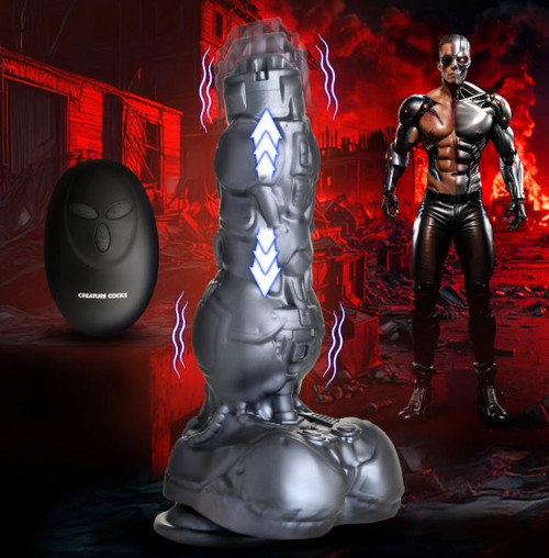 Creature Cocks Cyborg Cock Thrusting & Vibrating Dildo
