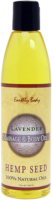 Massage & Body Oil Lavender 8 Oz
