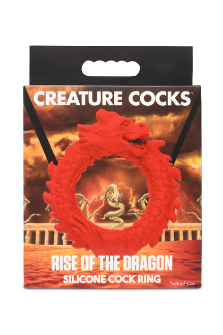 Creature Cocks Rise Of The Dragon Silicone Cock Ring