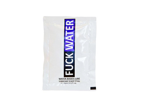 Fuck Water .3 Oz Water Based Lubricant Pillow Packs