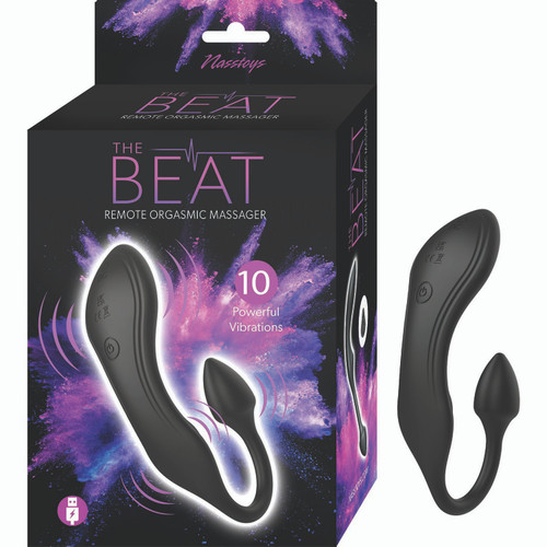 The Beat Remote Orgasmic Massager Black