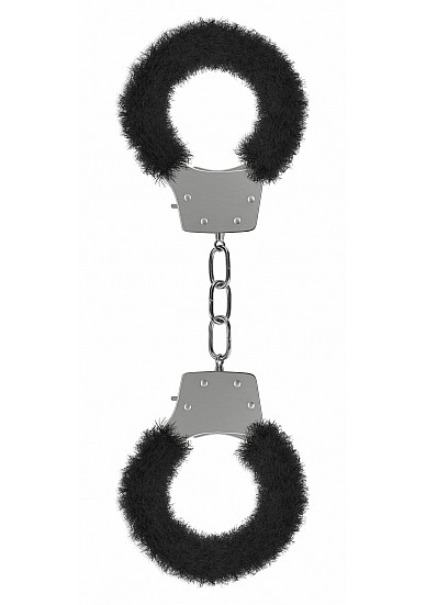 Pleasure Handcuffs Furry Black