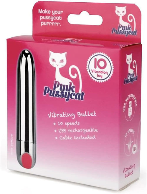 Pink Pussycat Antibacterial Toy Bag