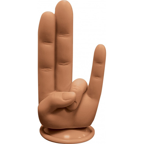 Finger Fest Dildo The Shocker Tan