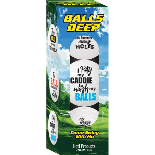 Balls Deep Novelty Golf Balls