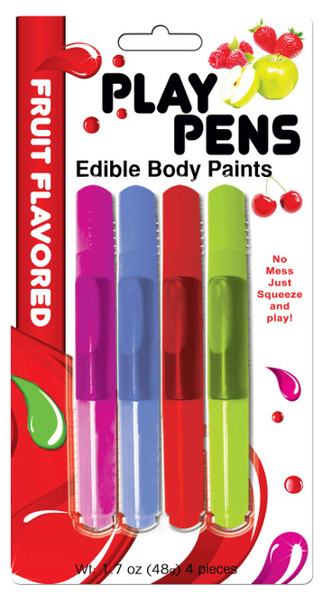 Play Pen Edible Body Paint 4 Pack