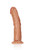Realrock 7in Realistic Dildo Curved Tan