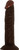 Afro American Whopper Vibrating 7in Brown