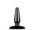 Anal Adventures Basic Anal Plug - Small - Black