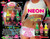 Neon Body Paints 3pk Carded