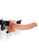Fetish Fantasy 9 Vibrating Hollow Strap On W/balls Flesh "