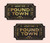 Pastease Pound Town One-way Tickets Gold Glitter