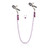 Nipple Play Clamps Purple Chain