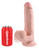 King Cock Plus 9 In Triple Density Cock W/ Swinging Balls Light