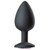 Cloud 9 Gems Black Silicone Anal Plug Large