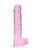 Realrock 9in Realistic Dildo W/ Balls Clear Pink
