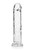 Realrock Straight Realistic 8 In Dildo Transparent