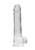 Realrock 9in Realistic Dildo W/ Balls Crystal Clear
