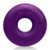 Big Ox Cockring Silicone/tpr Blend Eggplant Ice
