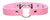 Master Series Kinky Kitty Ring Slim Choker Pink
