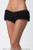 Ruffle Shorts W/back Bow Black O/s