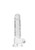 Realrock 7in Realistic Dildo W/ Balls Crystal Clear