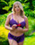 Satin Petals Bralette & Short Set Purple 2xl
