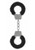 Pleasure Handcuffs Furry Black