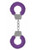 Pleasure Handcuffs Furry Purple