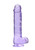 Realrock Realistic Dildo W/ Balls 10in Purple