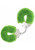 Ouch! Heavy Duty Fluffy Handcuffs Green