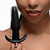 Frisky Thrilling Noir Smooth Vibrating Anal Plug Black