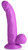 Pop 7.5in Dildo W/ Balls Purple