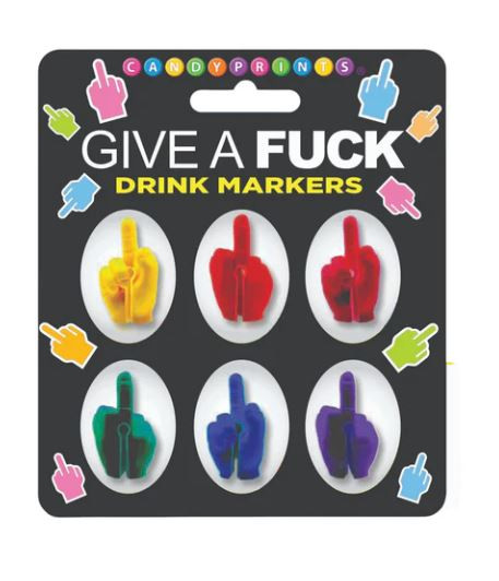 Give A Fuck Drink Markers