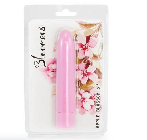 Bloomers Apple Blossom Vibrator 5in Pastel Pink