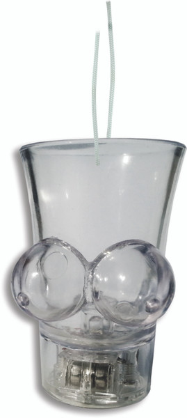 Light Up Boobie Shot Glass W/string