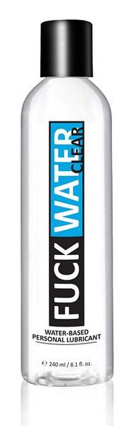 Fuck Water Clear Water Based Lubricant 8 Oz