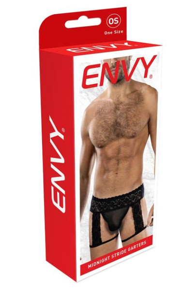 Midnight Stride Garters Black