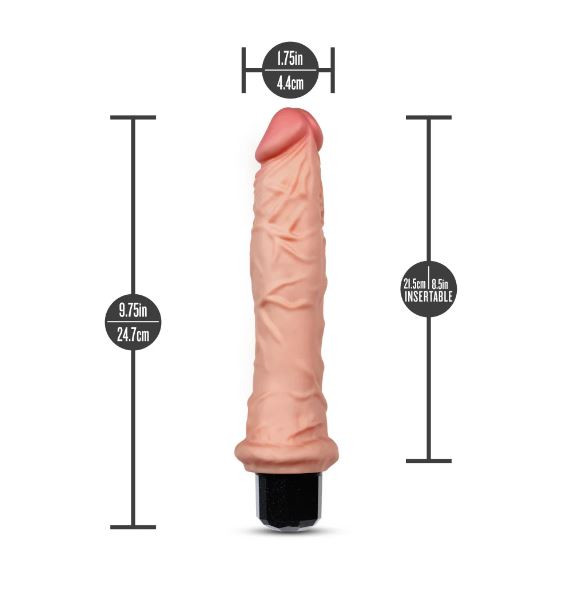 Dr. Skin Dr. Webber Realistic Vibrating 9.75in Beige